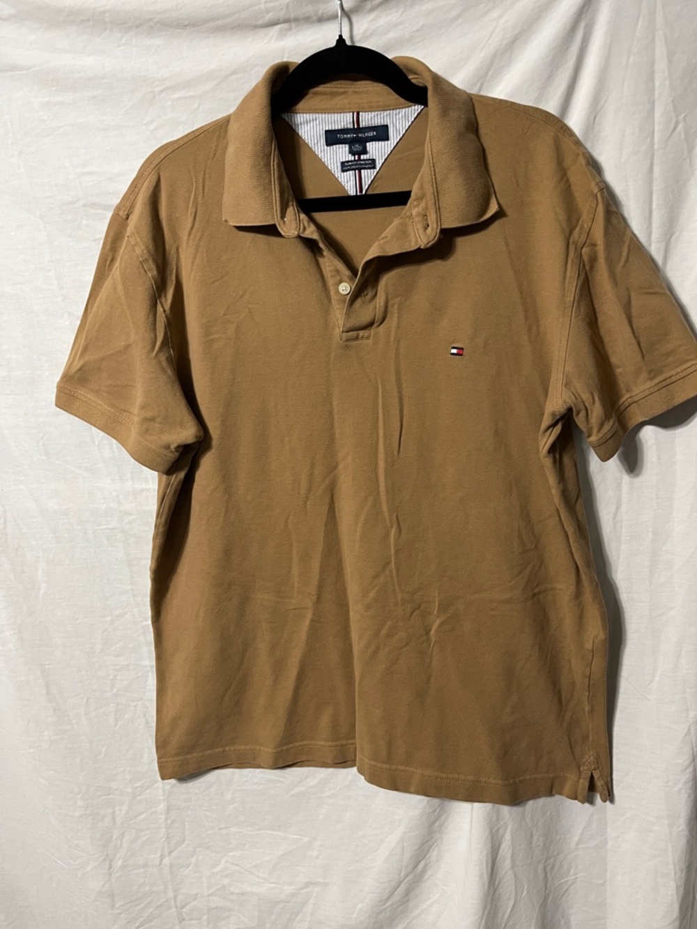Tommy Hilfiger Polo Shirt in Camel/Tan